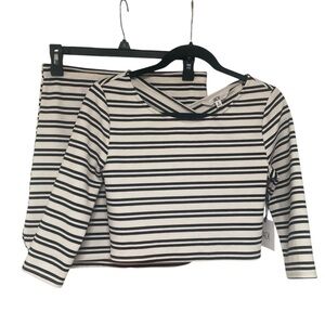 Jack by BB Dakota Monochrome Striped Set NWT S
